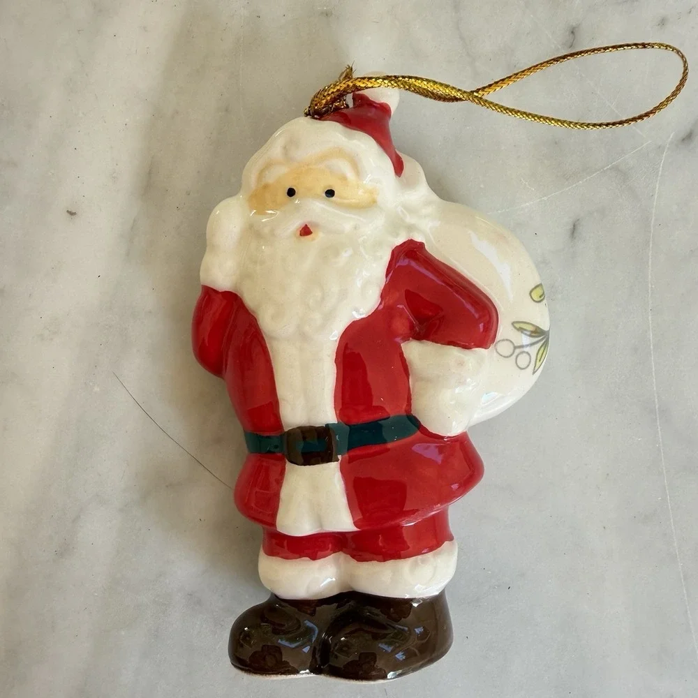 2012 Pfaltzgraff Winterberry Christmas Ornament‎ NIB Snowman Santa Soldier RARE